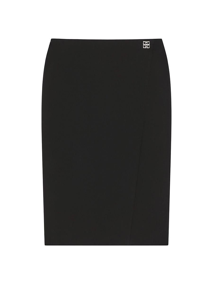 Womens Skirt in Wool with 4G Detail Product Image