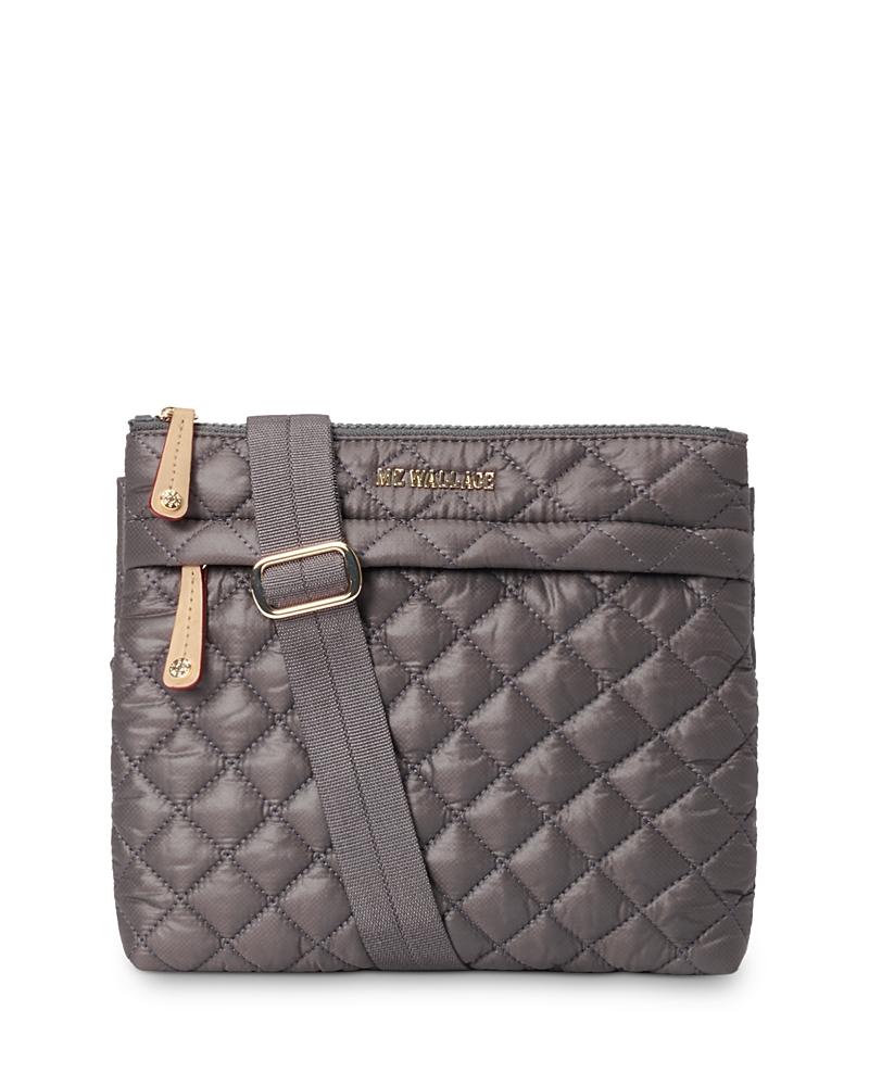 Womens Metro Flat Quilted Nylon Crossbody Bag Product Image