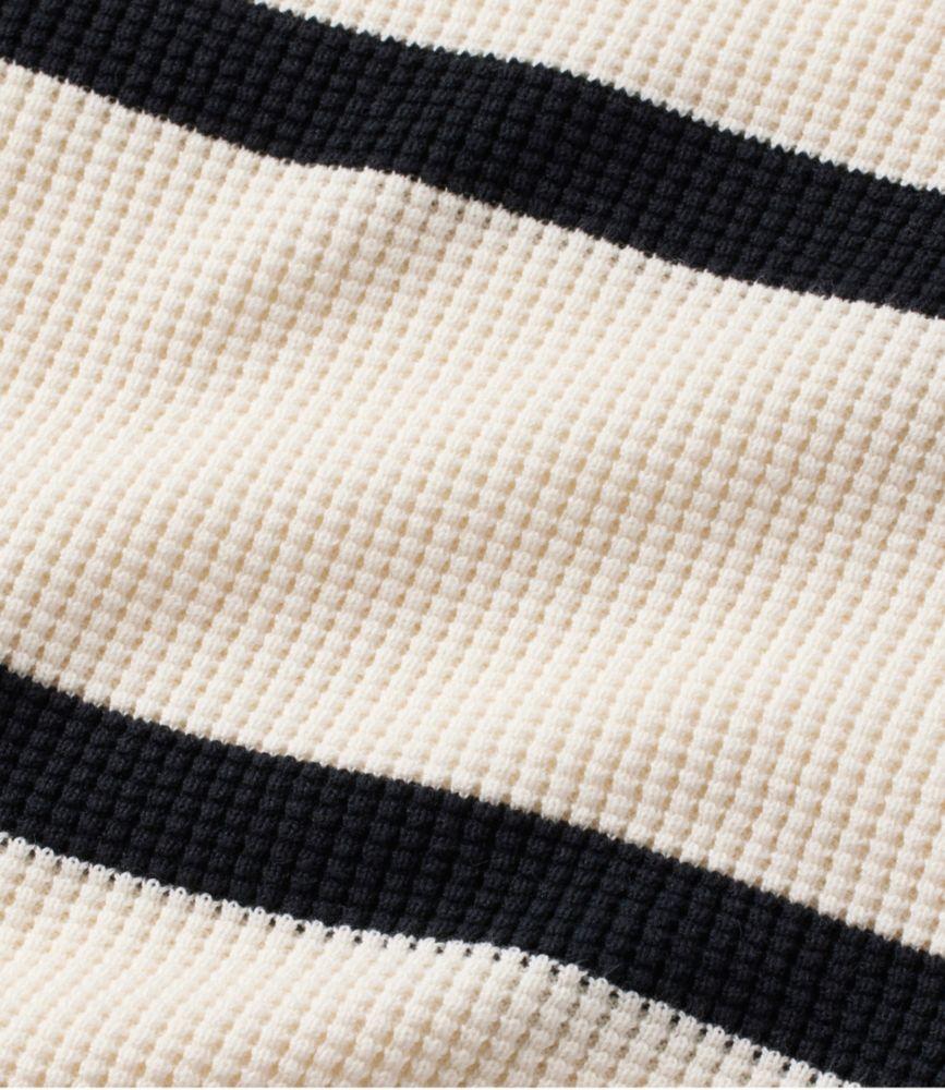 Women's Sunwashed Waffle Sweater, Pullover Stripe Product Image