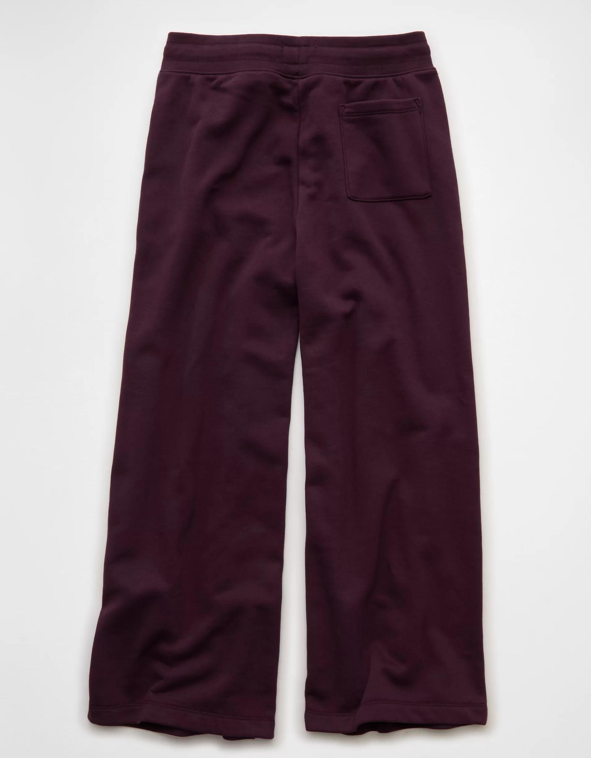 AE Everyday Luxe Wide-Leg Sweatpant Product Image