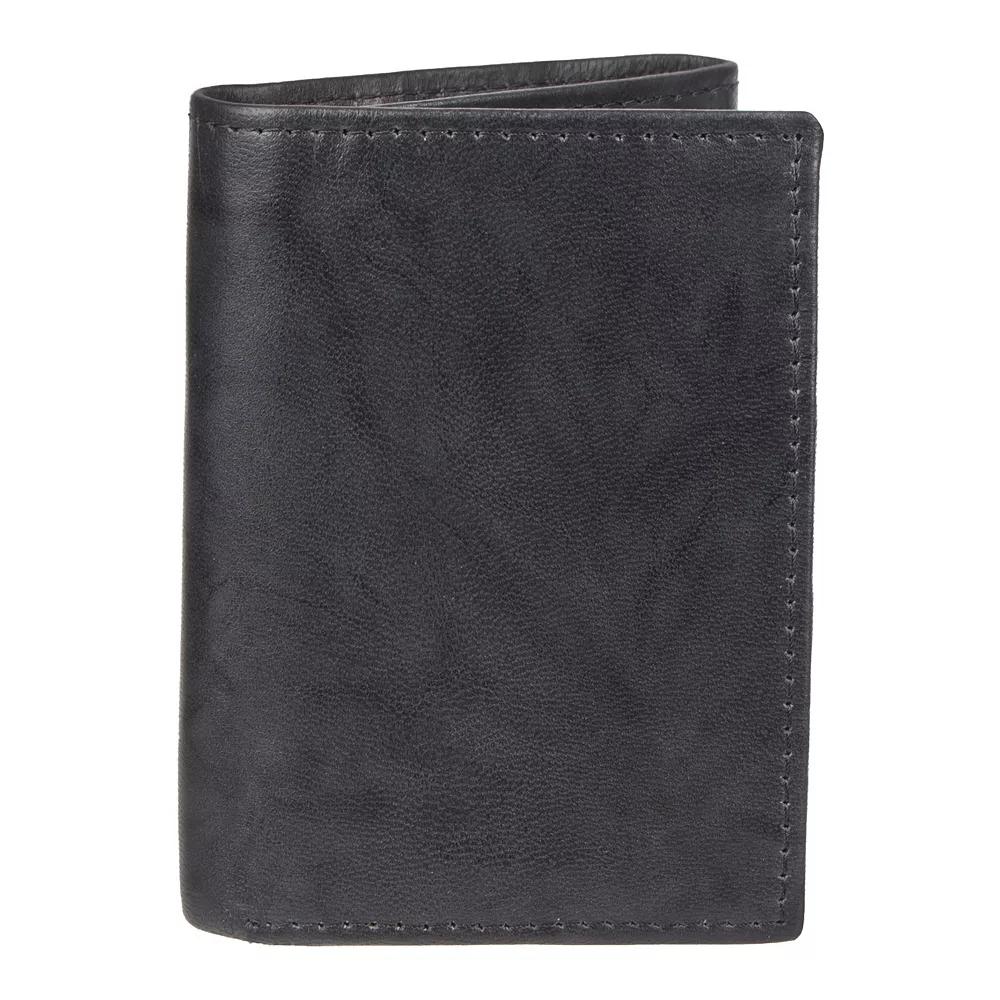 Men's Sonoma Goods For Life® RFID-Blocking Crunch Extra-Capacity Trifold Wallet, Black Product Image
