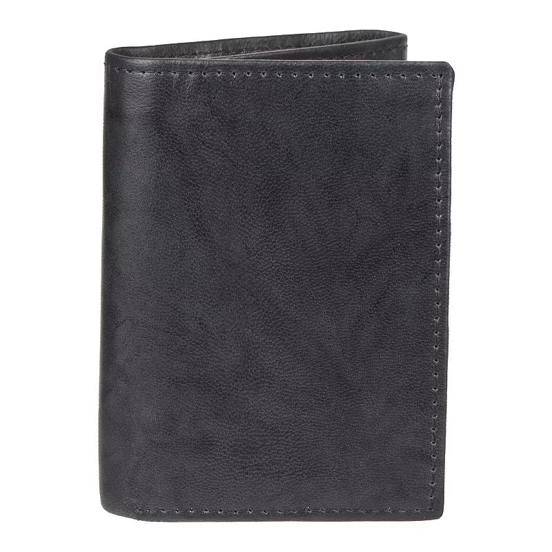 Men's Sonoma Goods For Life® RFID-Blocking Crunch Extra-Capacity Trifold Wallet, Black Product Image