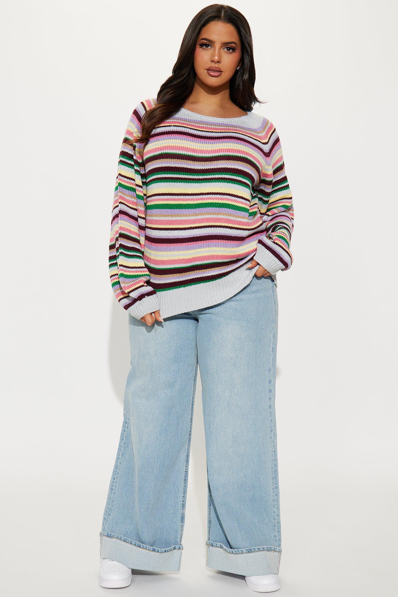 Sydney Striped Sweater - Multi Color Product Image