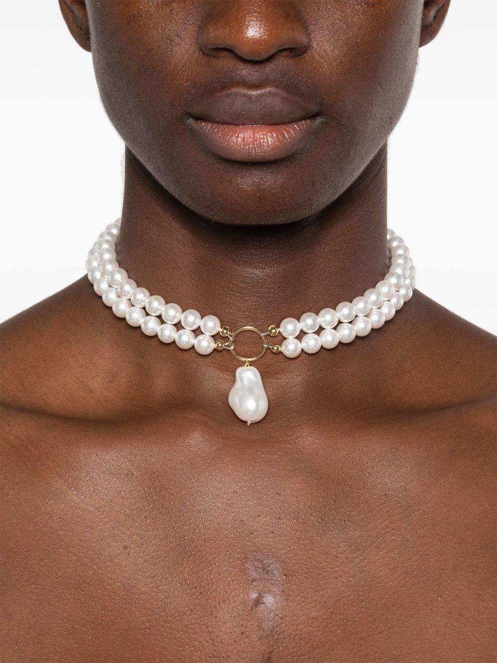 x Shir Fine Jewellery layered pearl necklace Product Image