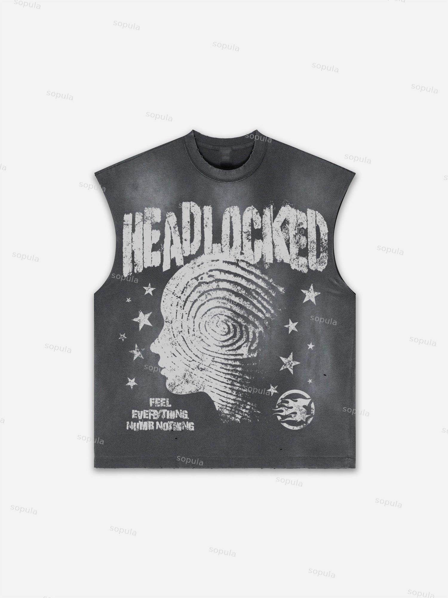 Mental Health Mental Distress Vintage Graphic Tank Top Product Image