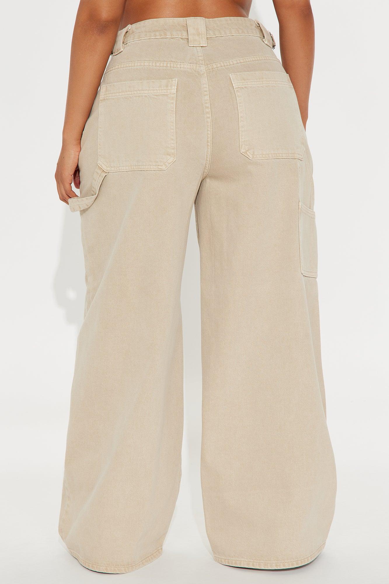 Everything You Want Wide Leg Pant - Tan Female Product Image