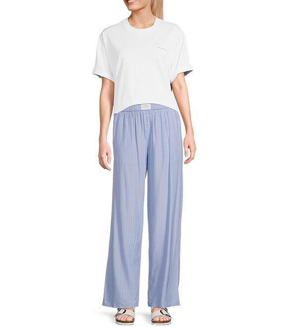 Things Between Stripe Long Boxer Pants Product Image