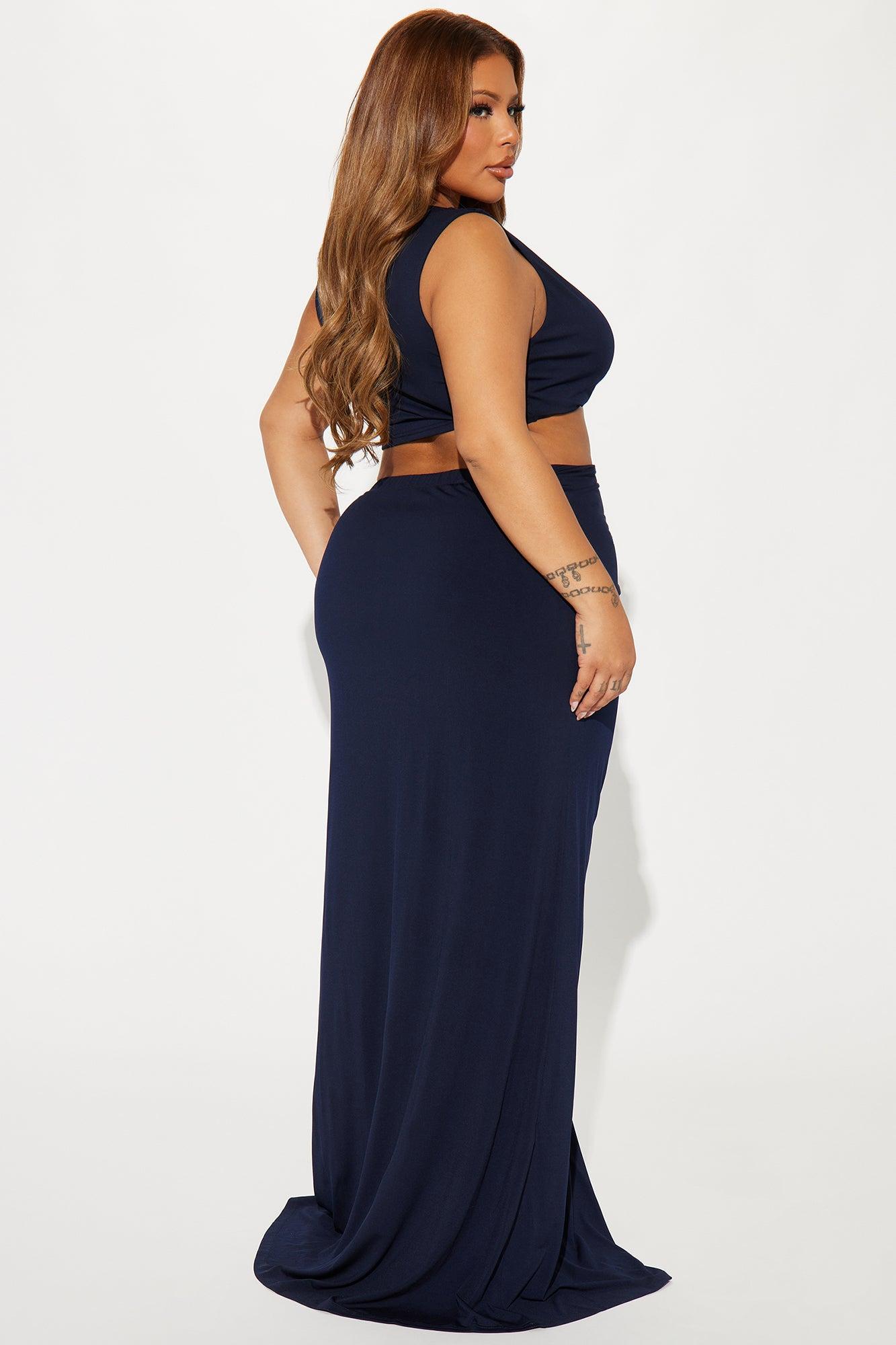 Classic And Fantastic Maxi Dress - Navy Product Image