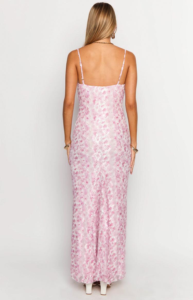 Alanna Pink Lace Maxi Dress Baby Product Image