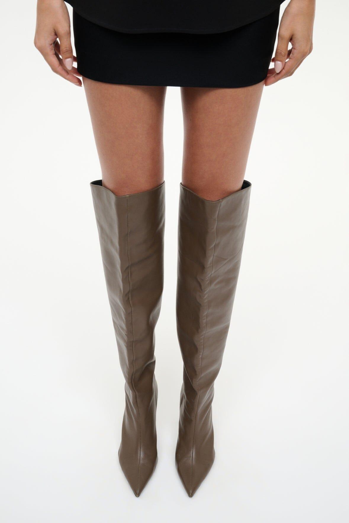 SEBASTIAN OVER THE KNEE BOOT | TRUFFLE Product Image
