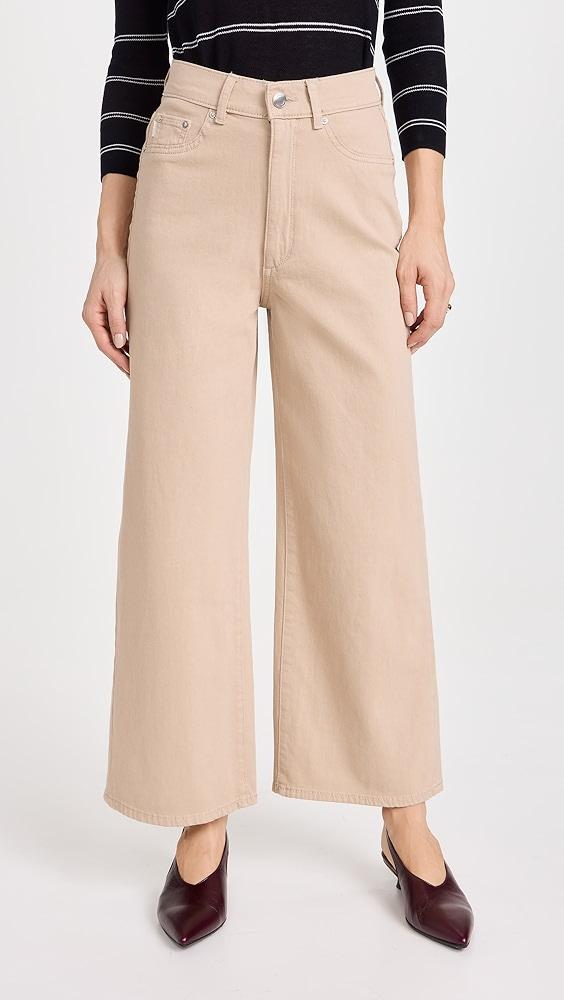 DL1961 Hepburn Wide Leg High Rise Vintage Trousers | Shopbop Product Image