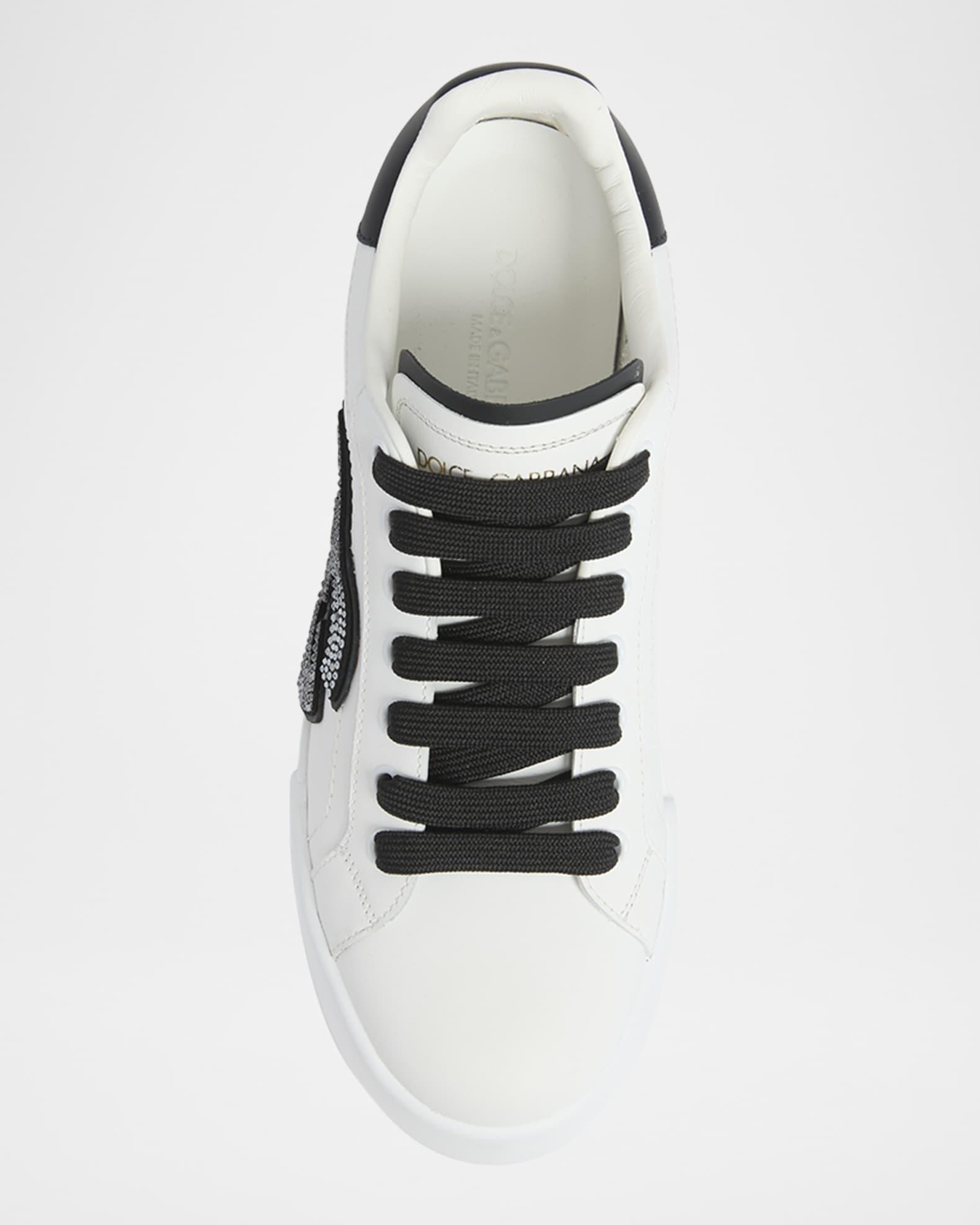 Bicolor Crystal DG Low-Top Sneakers Product Image