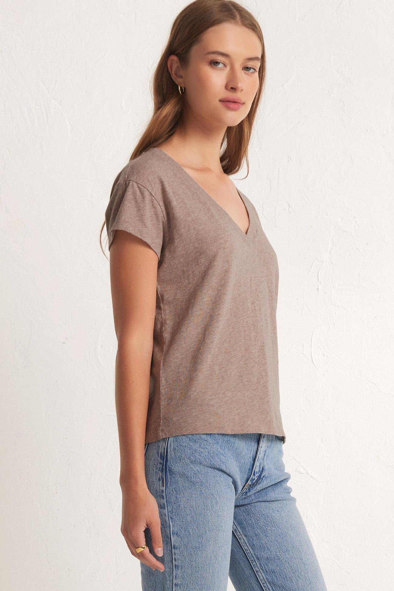 Modern V-neck Tee Product Image