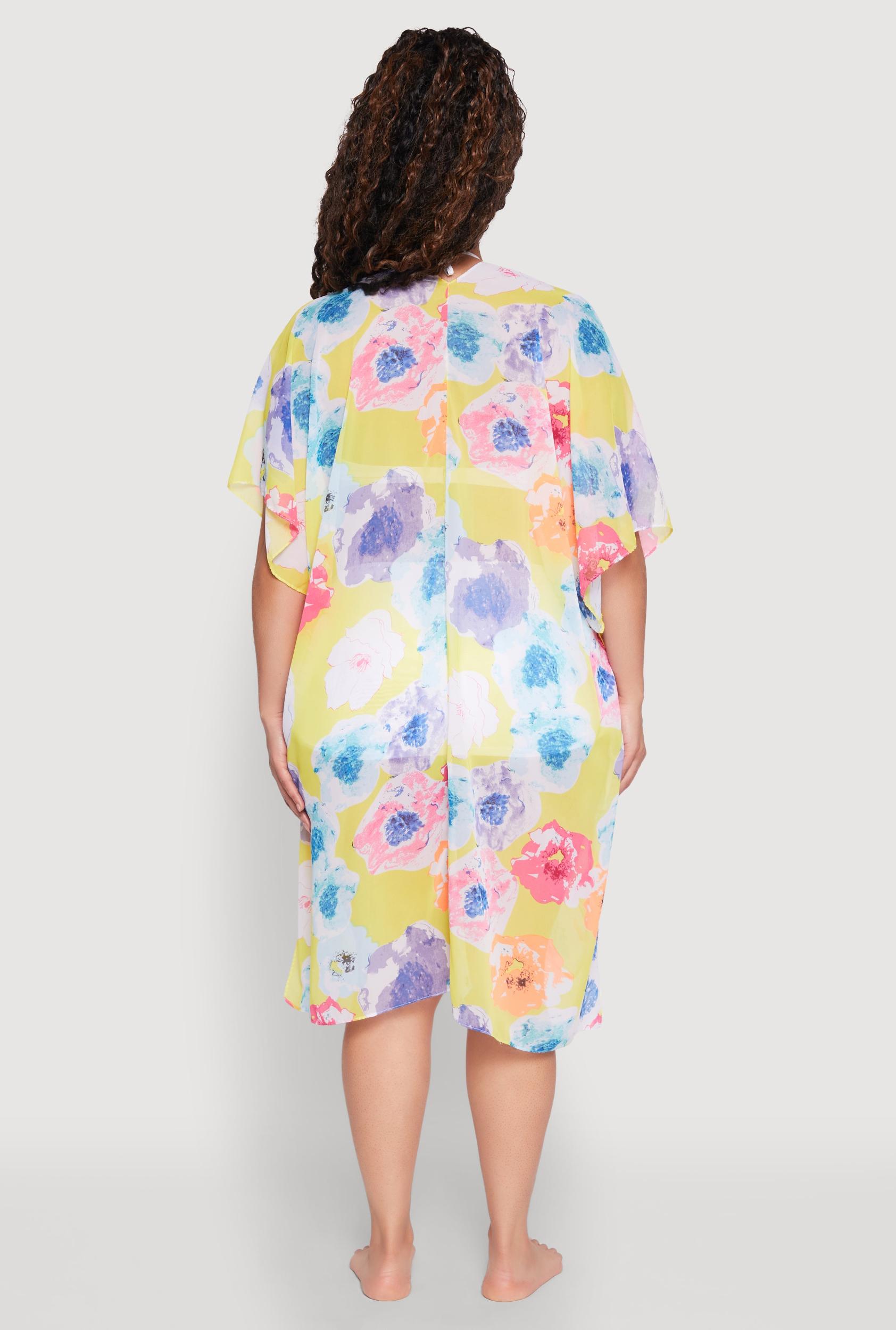 Floral Kimono Cover Up Female Product Image