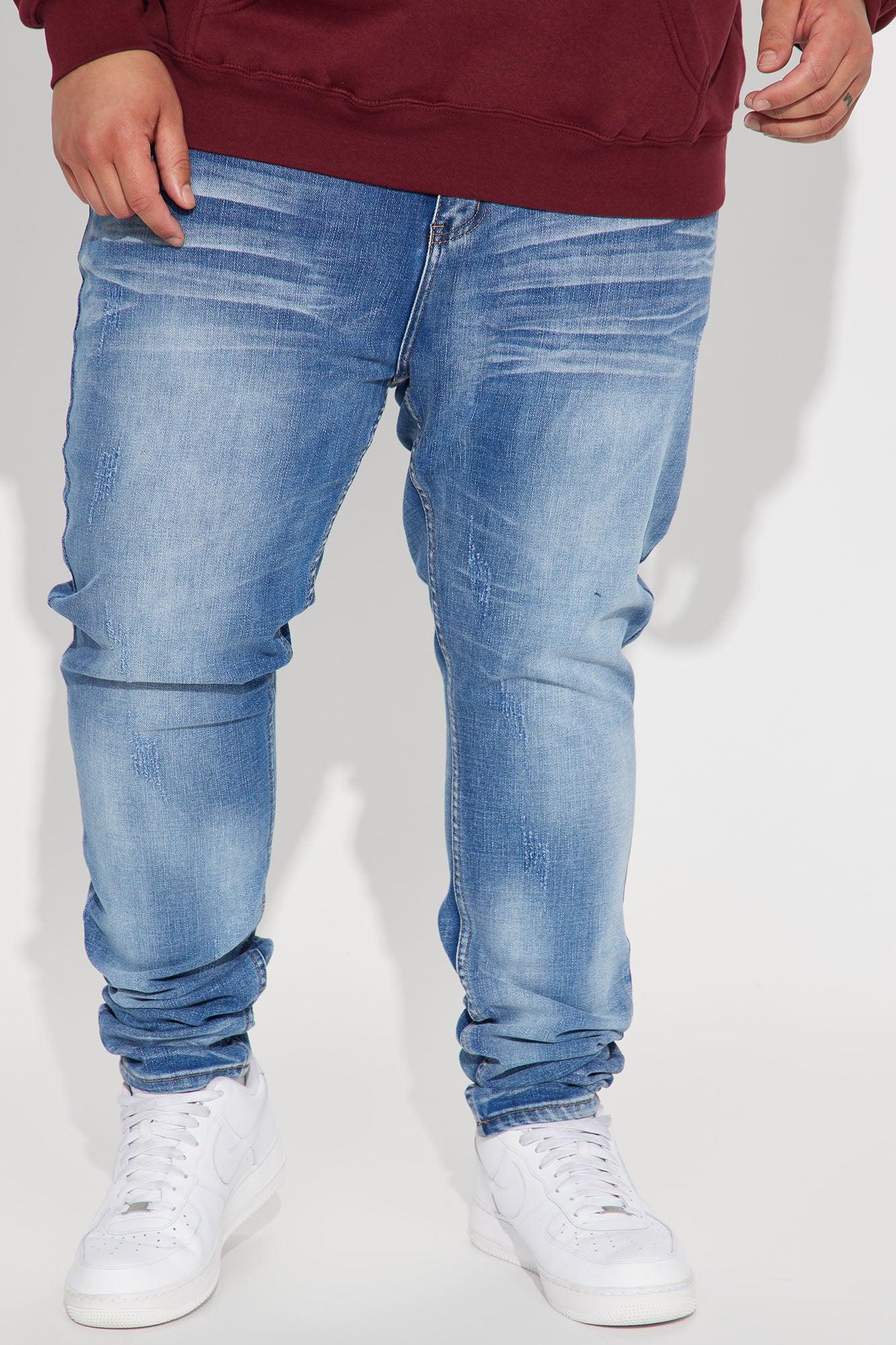 Pristine Stacked Skinny Jeans - Medium Wash Product Image