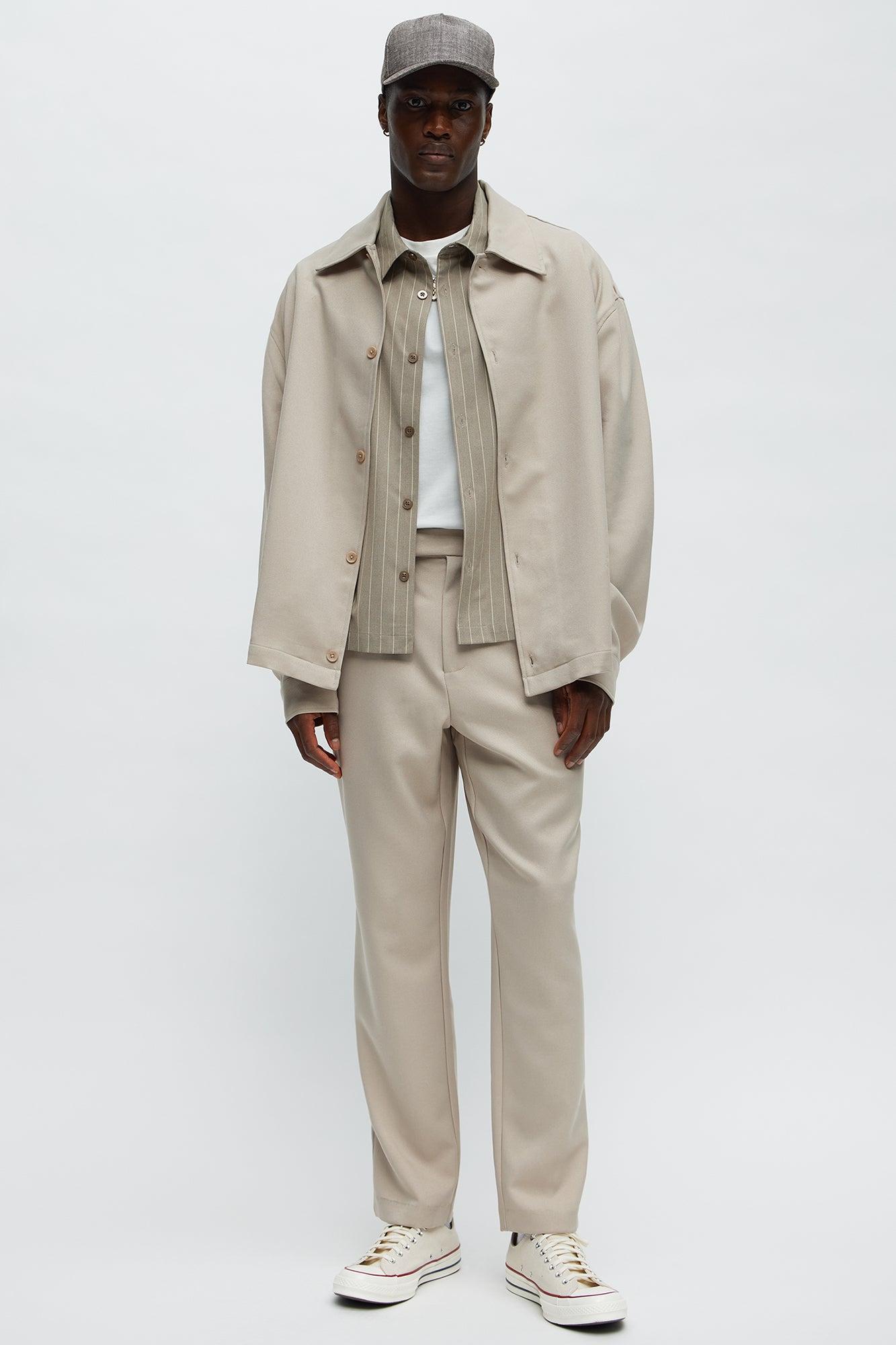 Slim Mara Hybrid Trousers - Tan Male Product Image