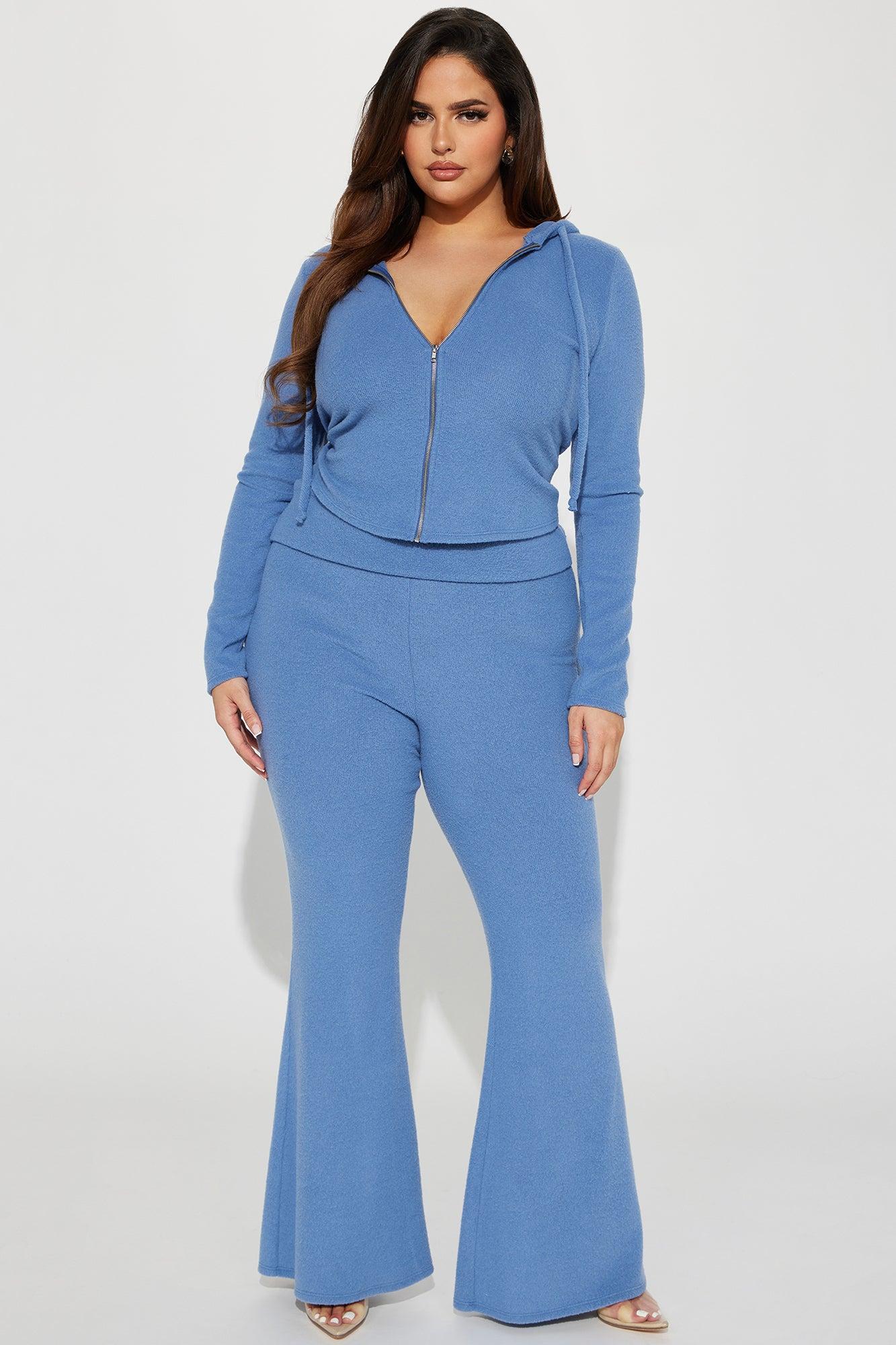 Maggie Pant Set - Blue Product Image