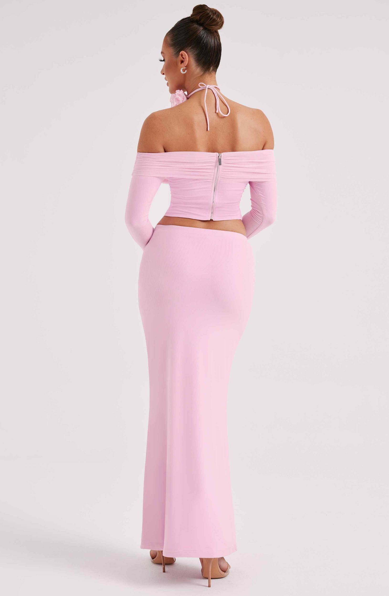 Deema Maxi Skirt - Pink Product Image