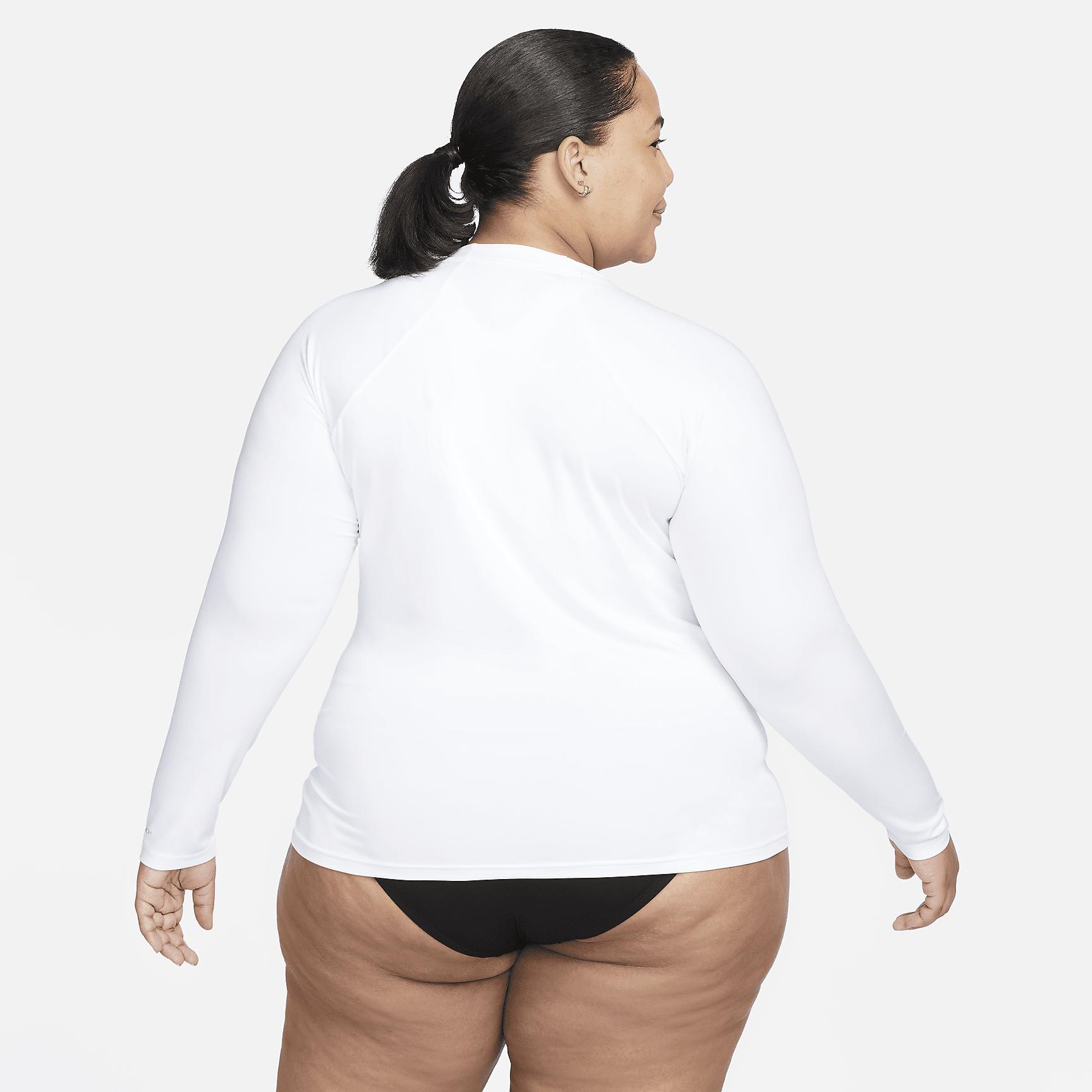 Nike Womens Essential Long-Sleeve Hydroguard Swim Shirt | NESSA386-100 Product Image