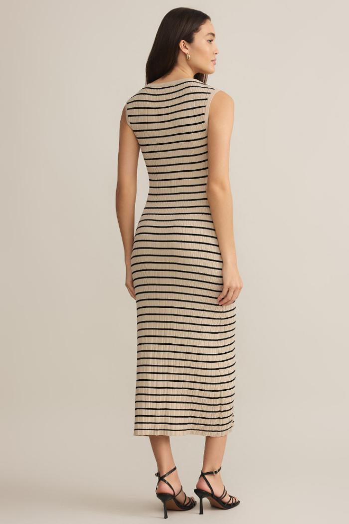 Gisele Stripe Midi Dress Product Image