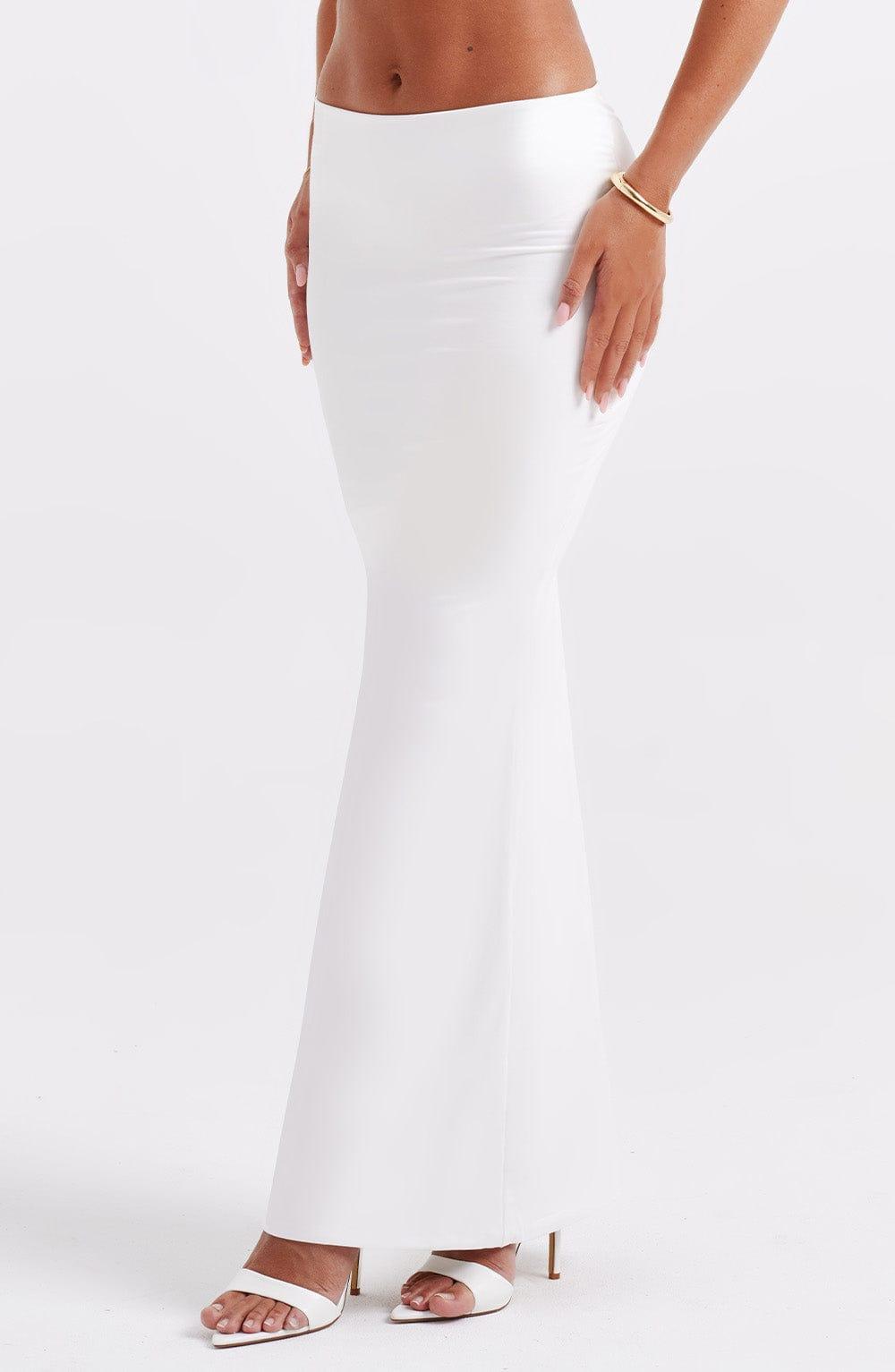 Astrid Maxi Skirt - White Product Image