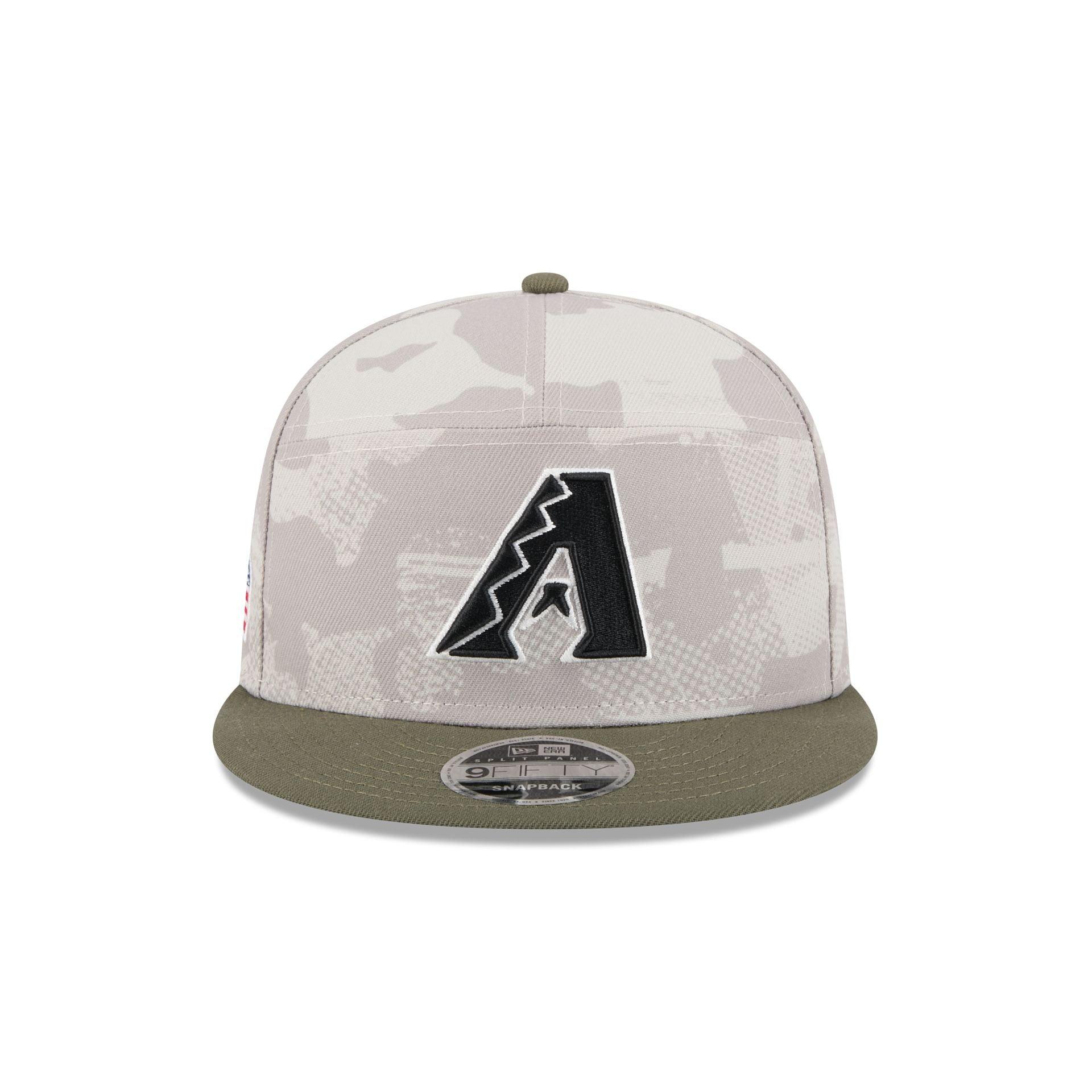 Arizona Diamondbacks Armed Forces Day 2025 Split Panel 9FIFTY Snapback Hat Male Product Image