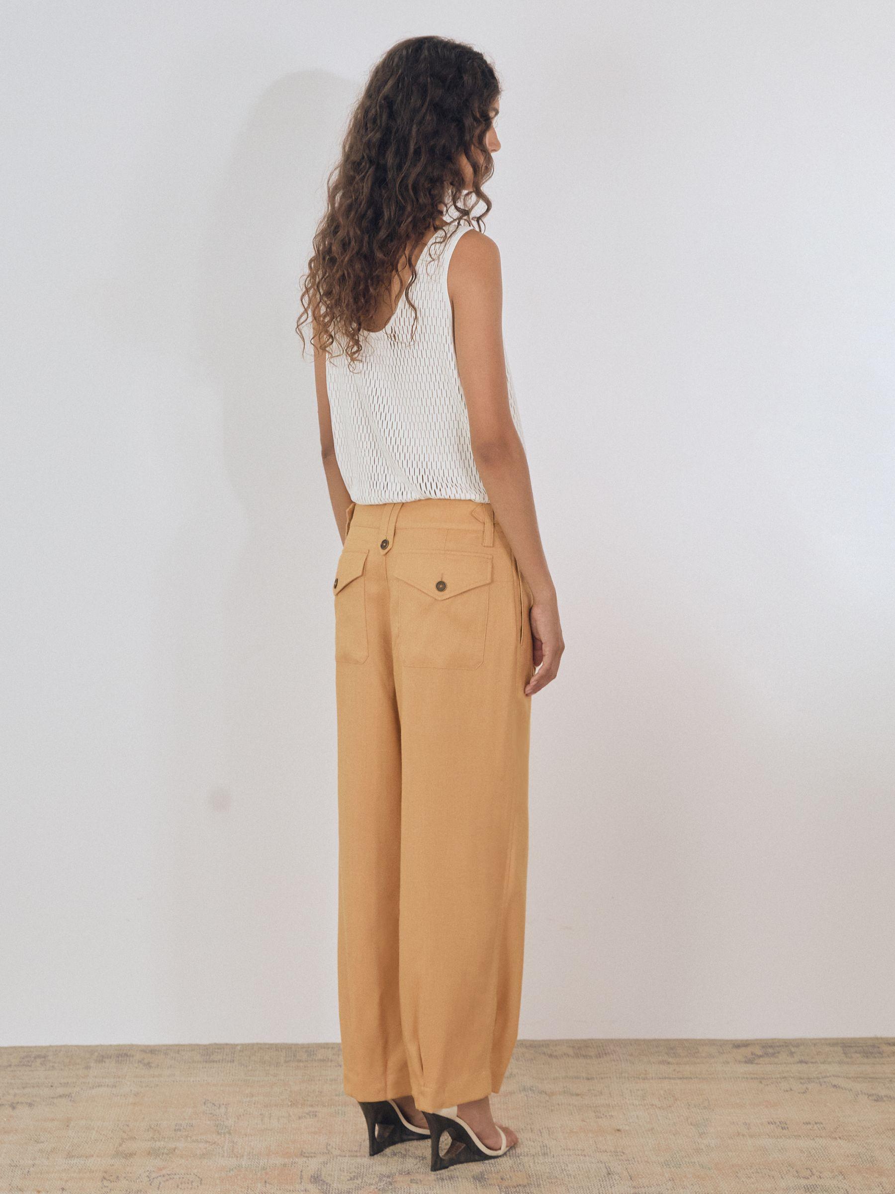 Atelier Tapered Cargo Trousers in Tan Product Image
