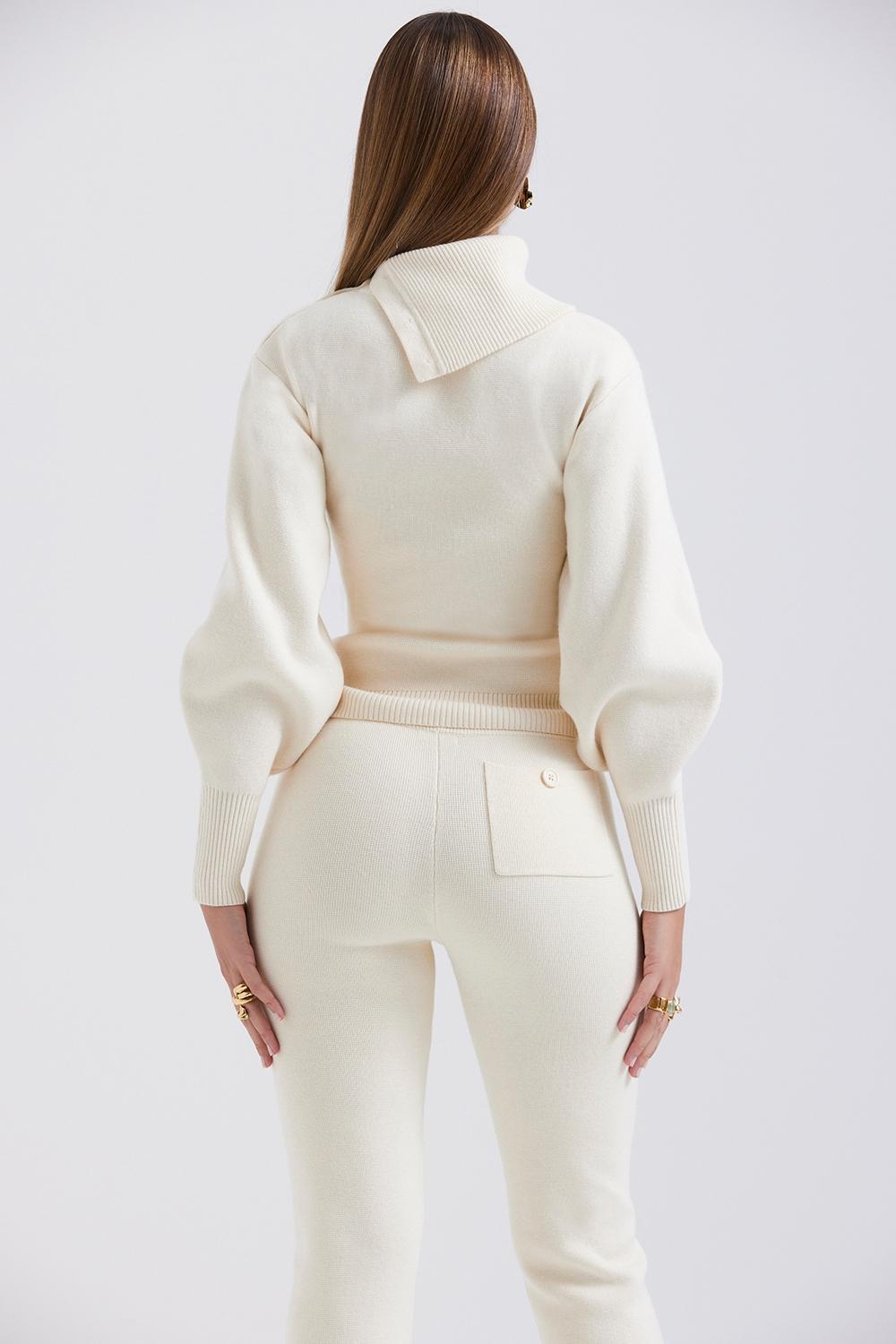 Adelita  cream cashmere blend sweater - sale Product Image