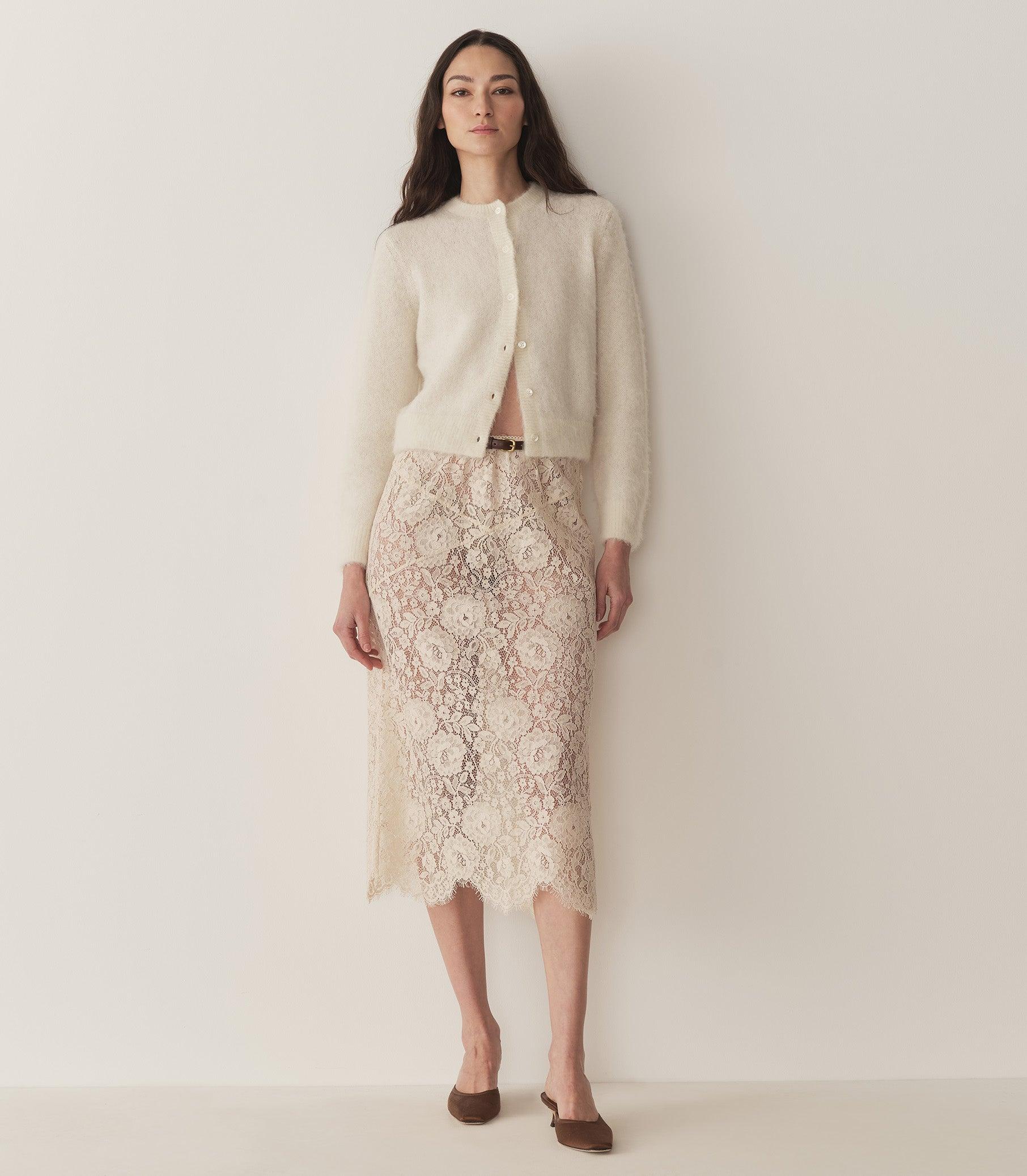 NANDI SKIRT -- CALLA LILY Product Image