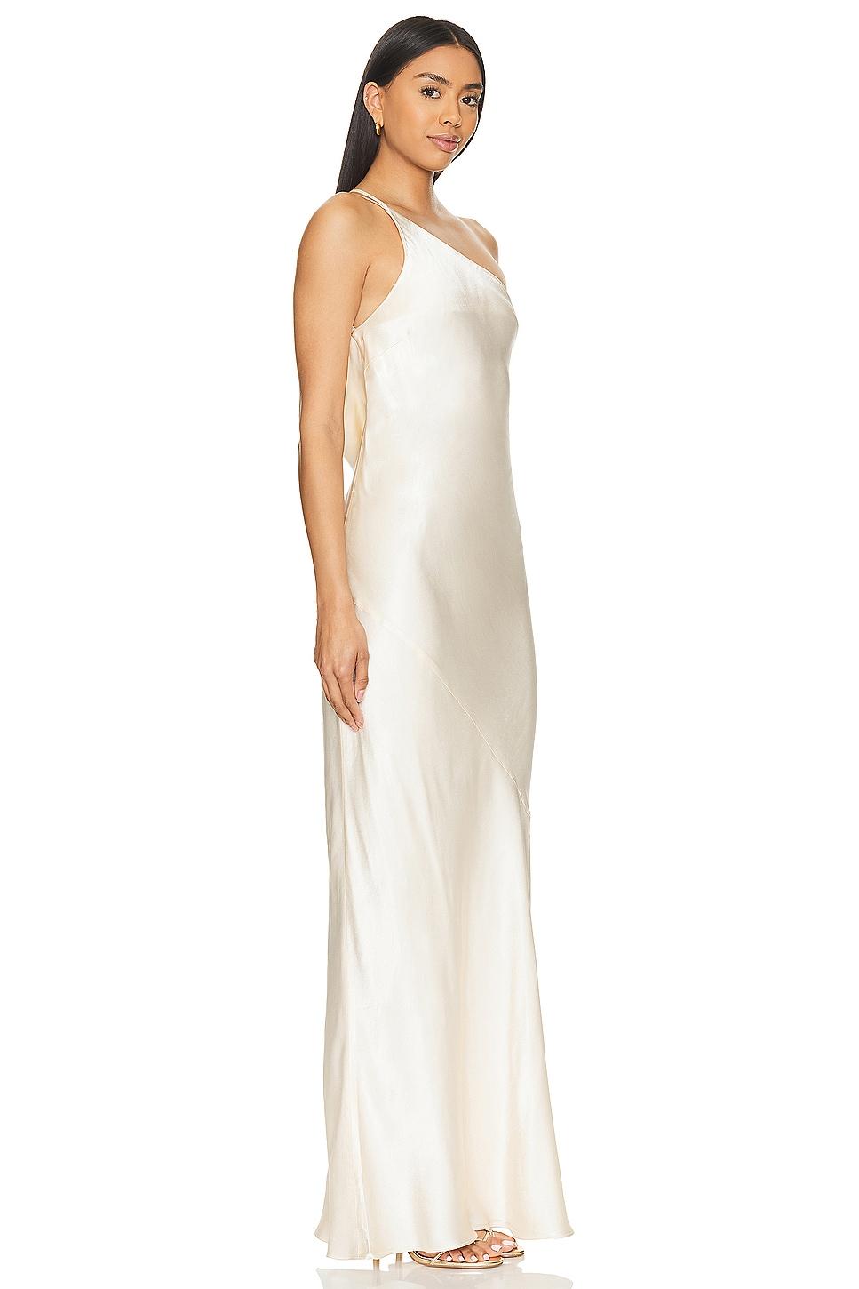 La Lune One Shoulder Cowl Back Maxi Dress Shona Joy Product Image