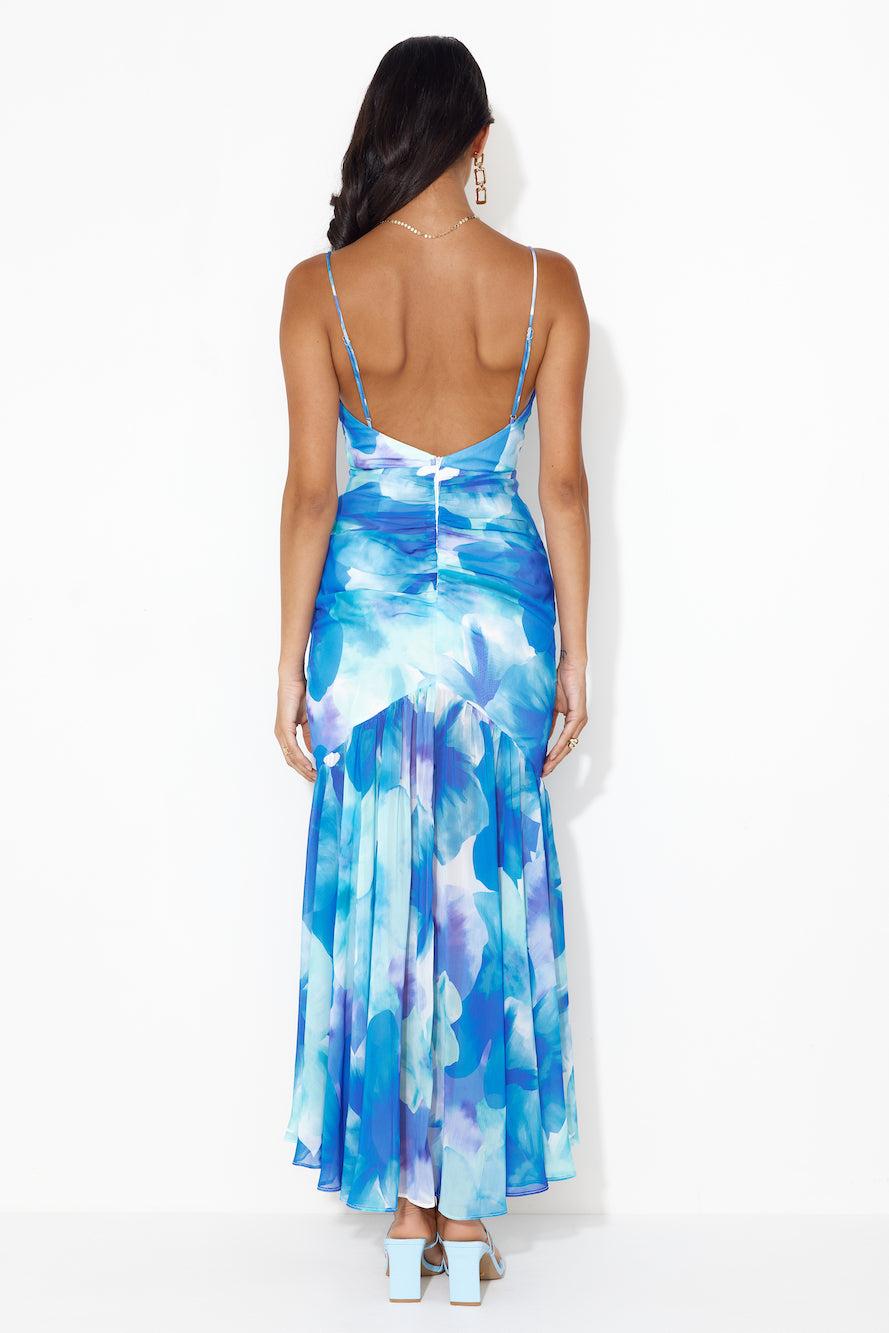 Gorgeous Event Maxi Dress Blue Product Image