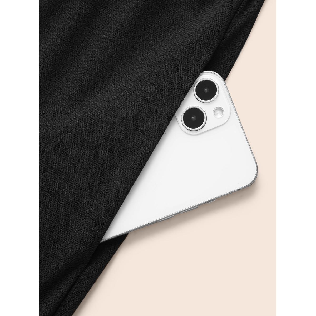 Plus Size Scarlet Stretch Fabric Spooky Cat Jumpsuit Women Playful Long Sleeve Round Neck Casual Loose Jumpsuits BloomChic 26/4X Product Image