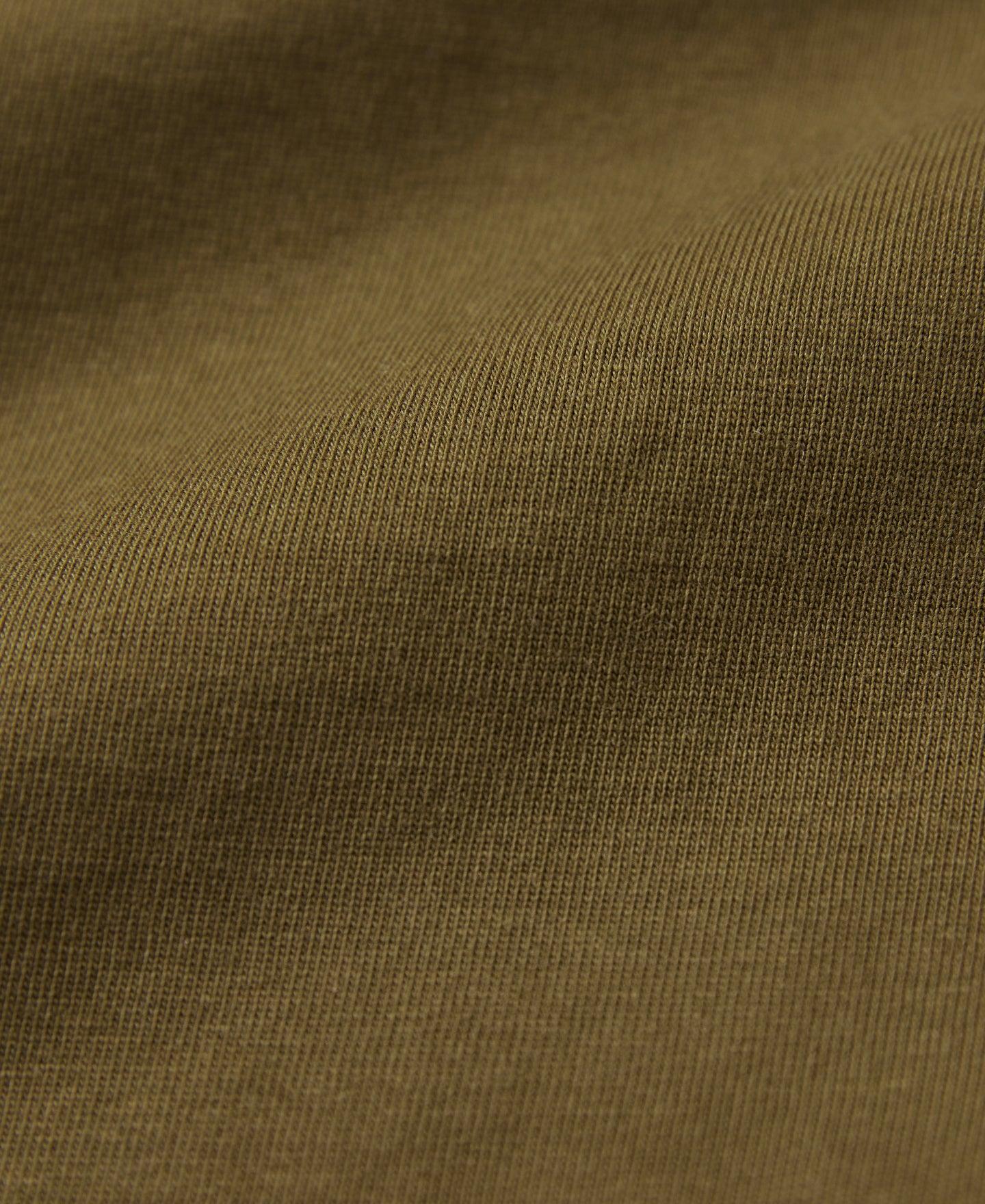 Vintage Short Sleeve Henley T-Shirt - Olive Product Image