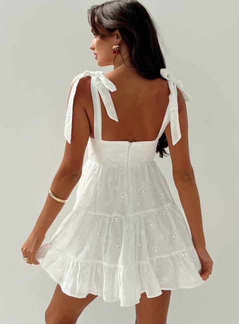 Galvis Mini Dress White Product Image
