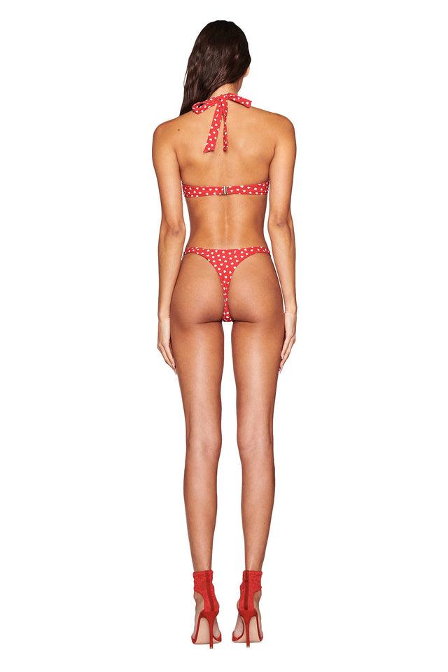 VALENTINA BIKINI TOP - RED : RED HEARTBEAT Product Image