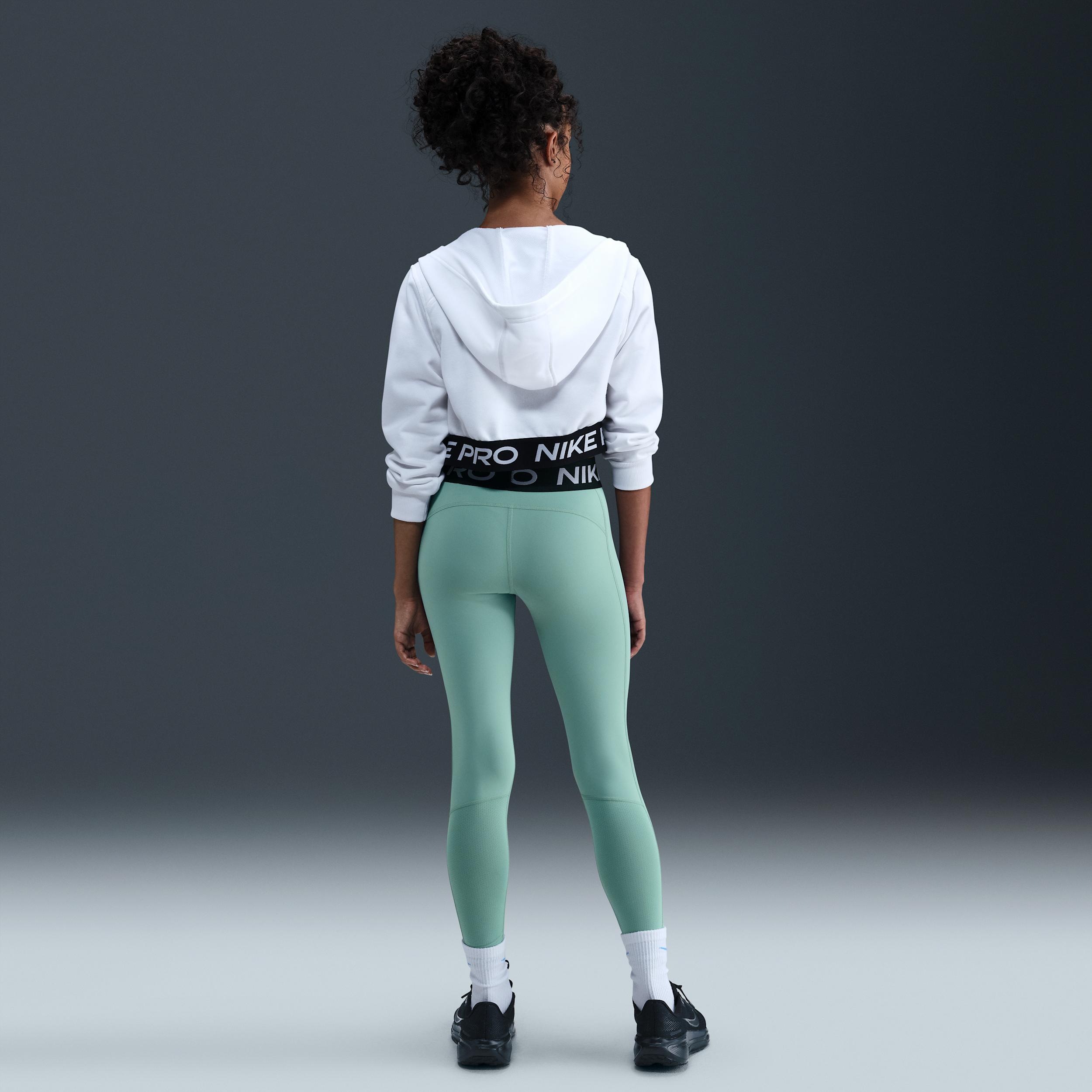 Women's Nike Pro Girls' Mid-Rise Leggings Product Image