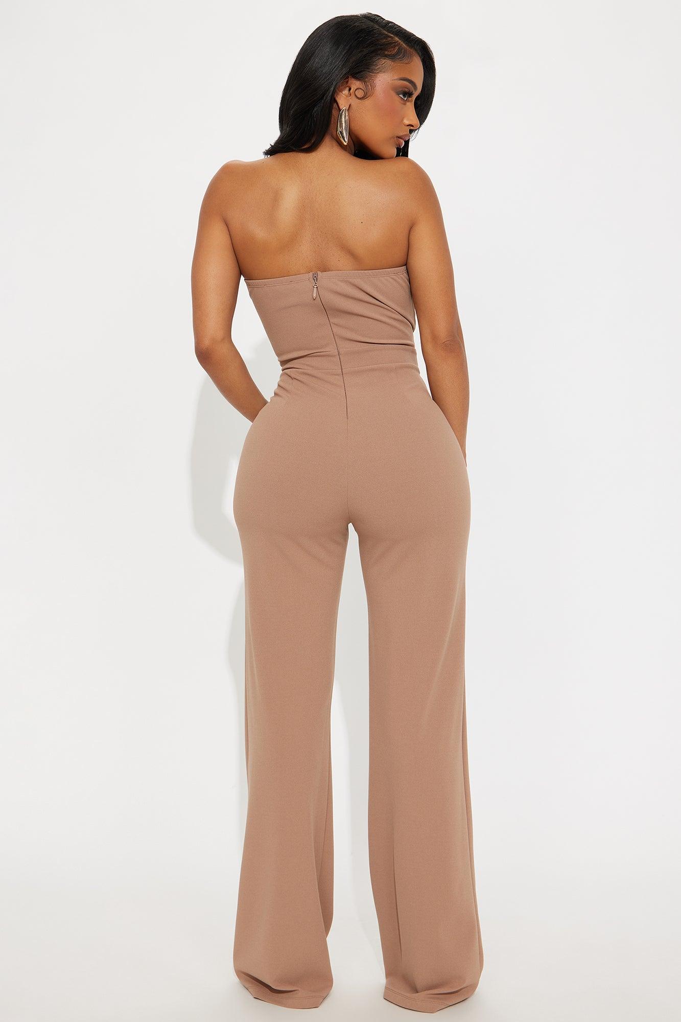 Perfect Persona Jumpsuit - Mocha Female Product Image
