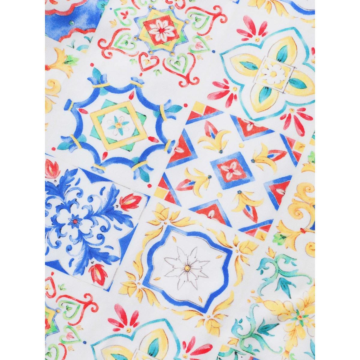 Plus Size Floral Collage Pockets Cami Midi Dress Multicolor Women Heart neckline Sleeveless Curvy BloomChic 12/L Product Image