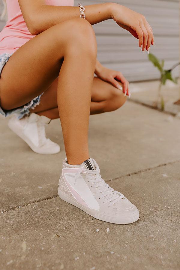 The Daphne Vintage Glitter Sneaker Product Image