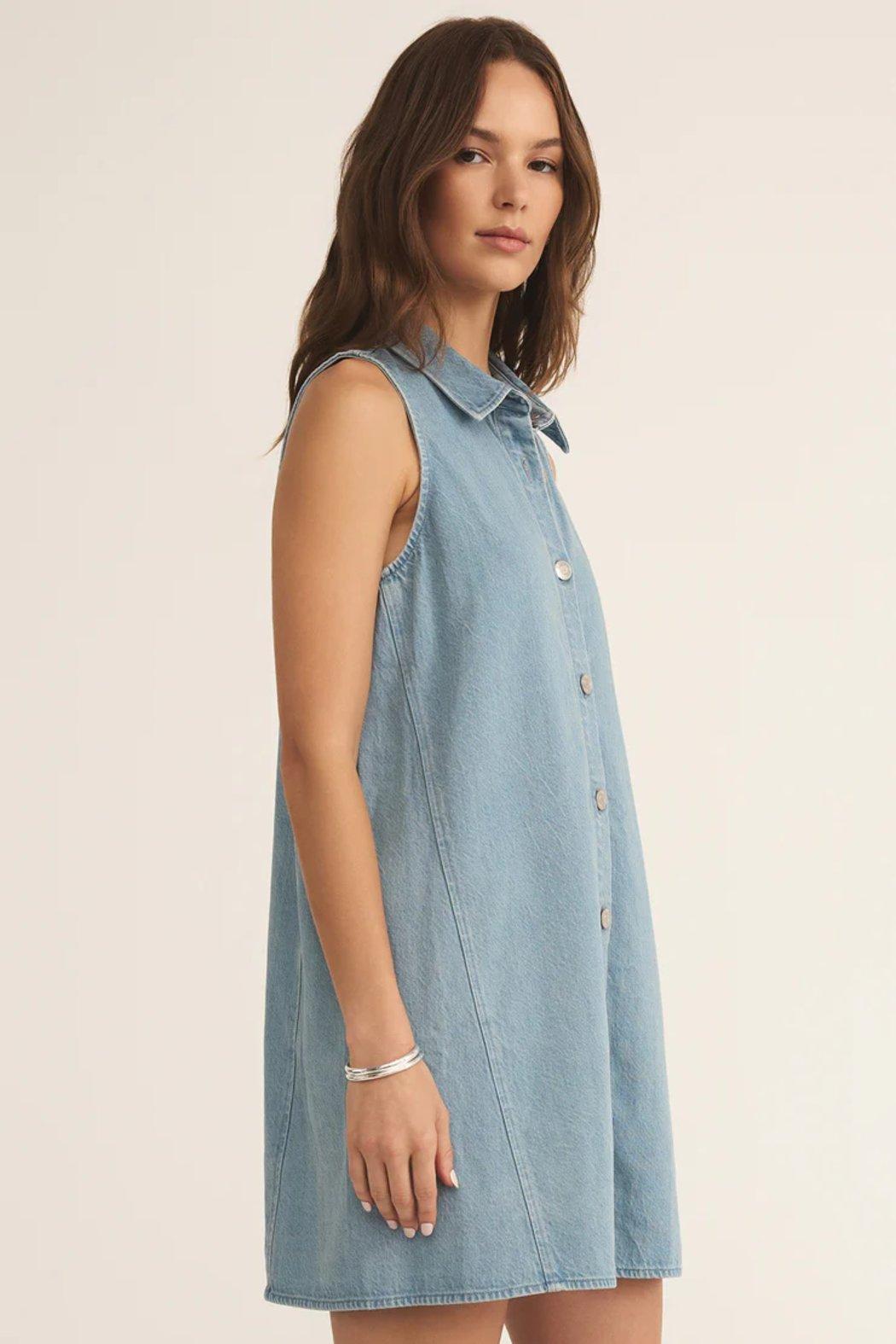 New Day Twill Mini Dress Product Image