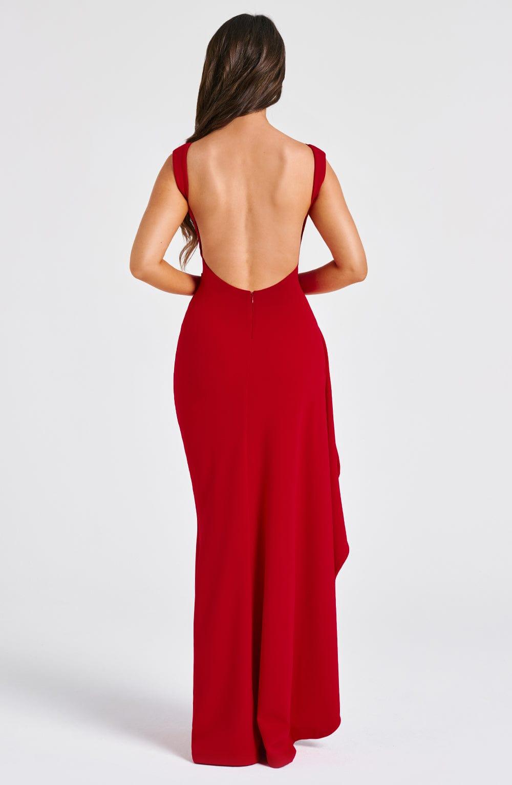 Pandora Maxi Dress - Red Product Image