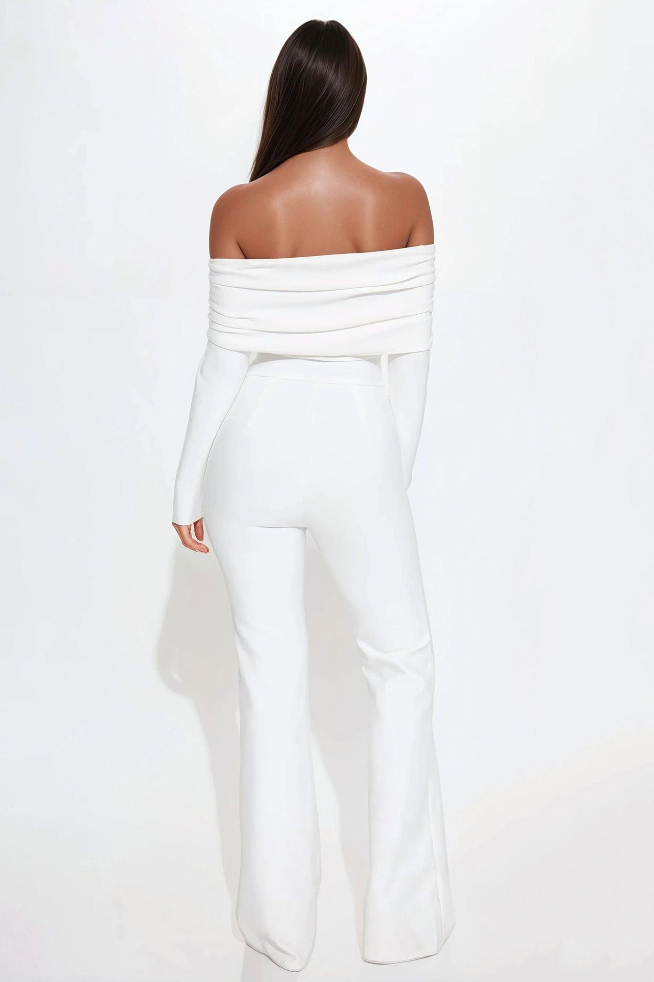 Robin Bandage Jumpsuit - White Female Product Image