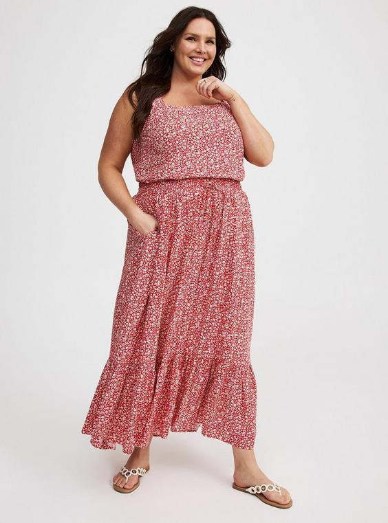 Tiered Maxi Skirt Product Image