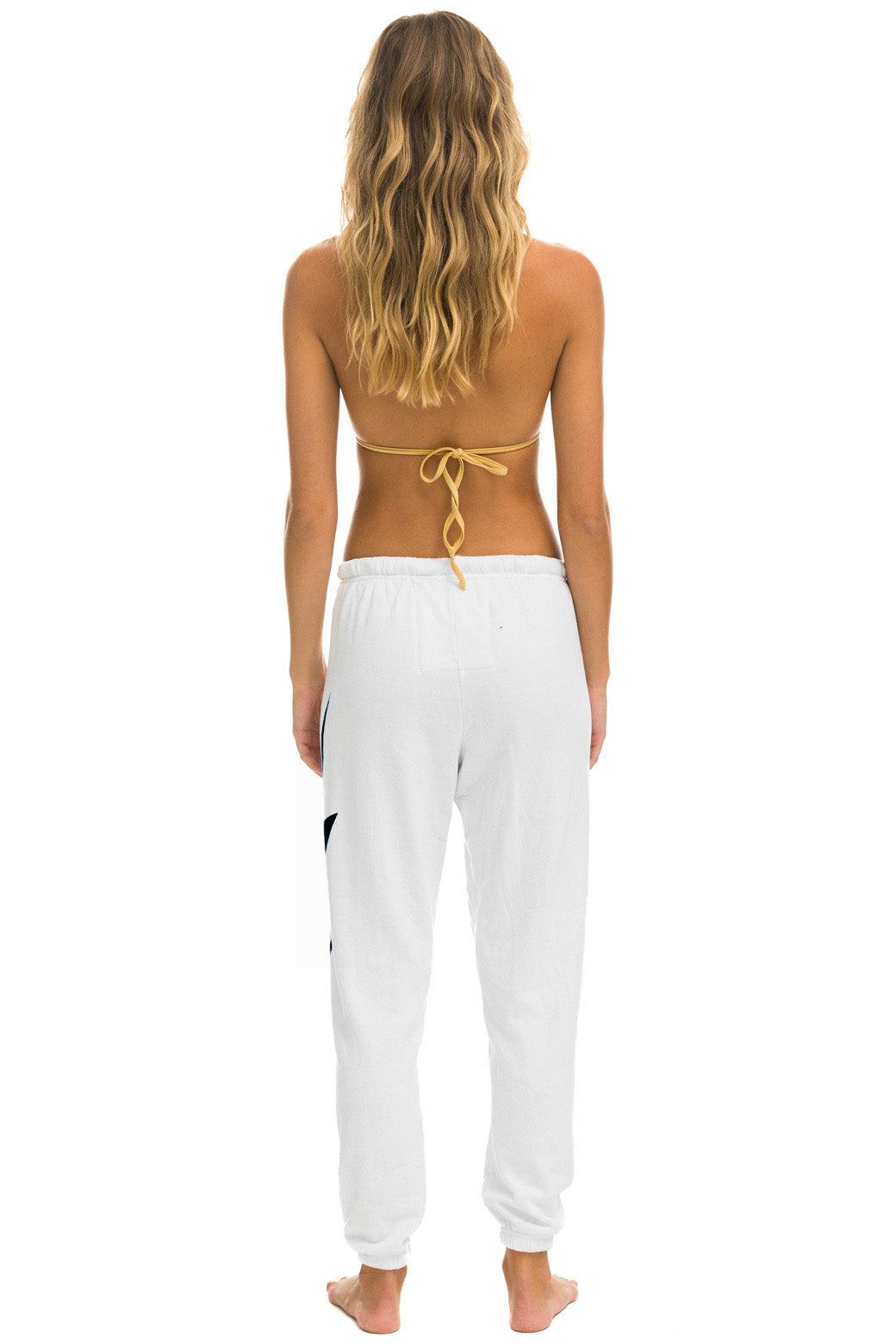 BOLT SWEATPANTS - WHITE Female Product Image