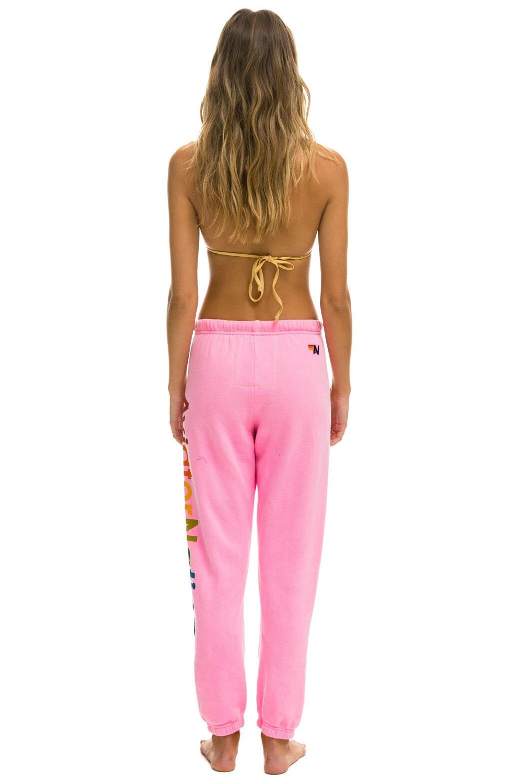AVIATOR NATION SAN FRANCISCO SWEATPANTS - NEON PINK Female Product Image