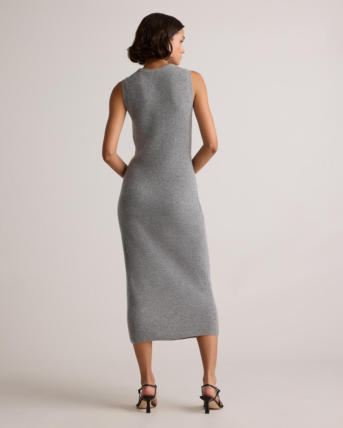Quince | Women's Mongolian Cashmere Sleeveless Midi Sweater Dress Size XS Product Image