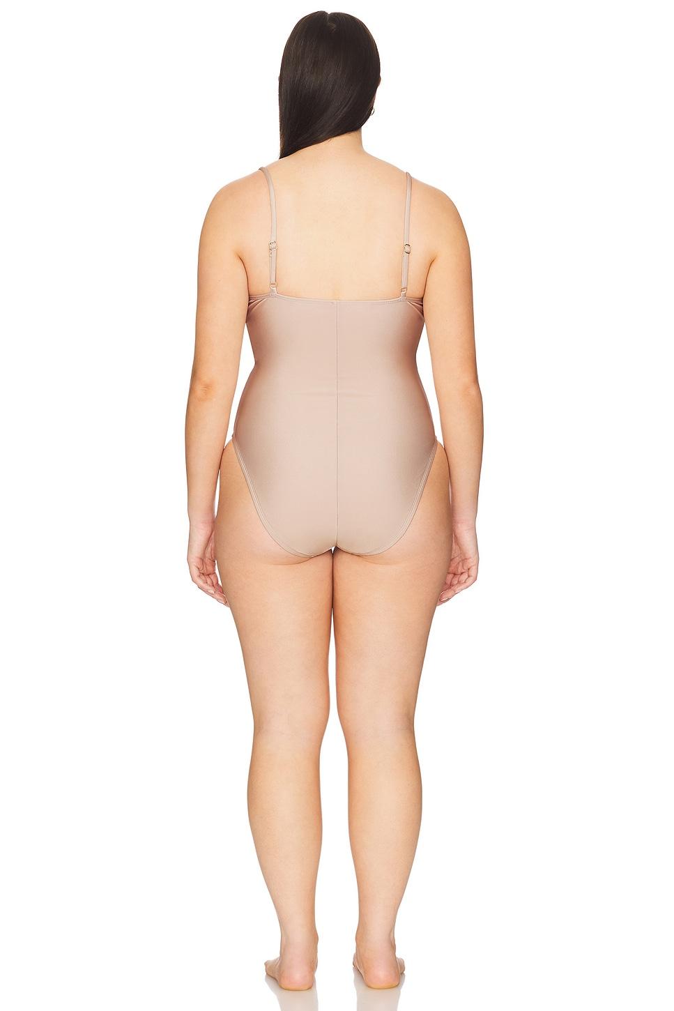 Satin Deep Dive One Piece Swimsuit Good American Product Image