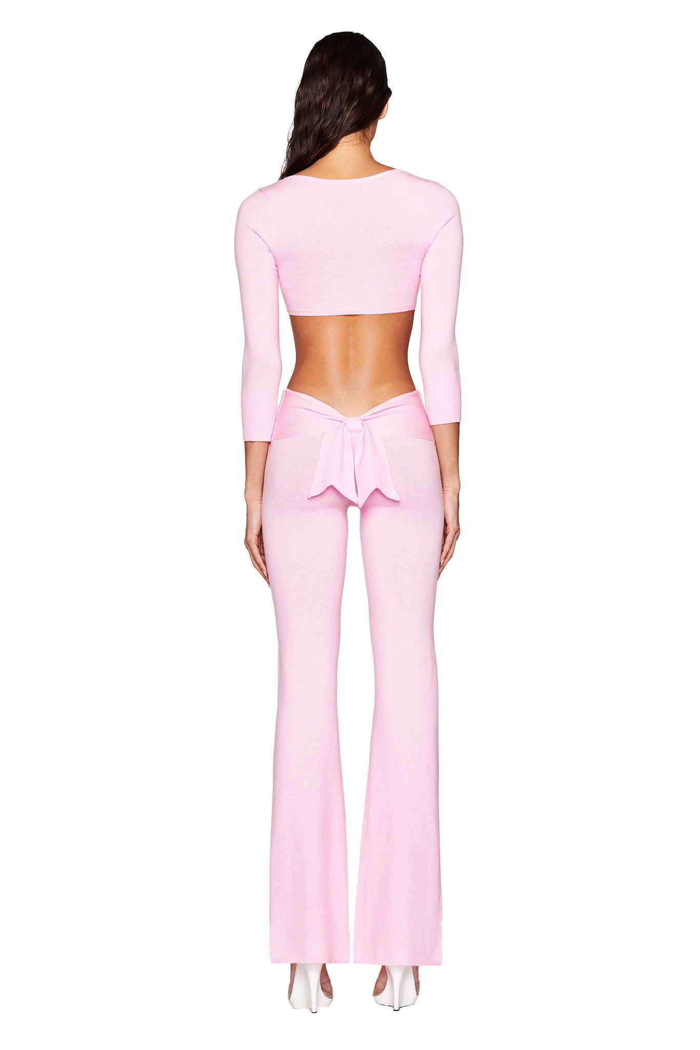 MORGANA CROP TOP - PINK Product Image