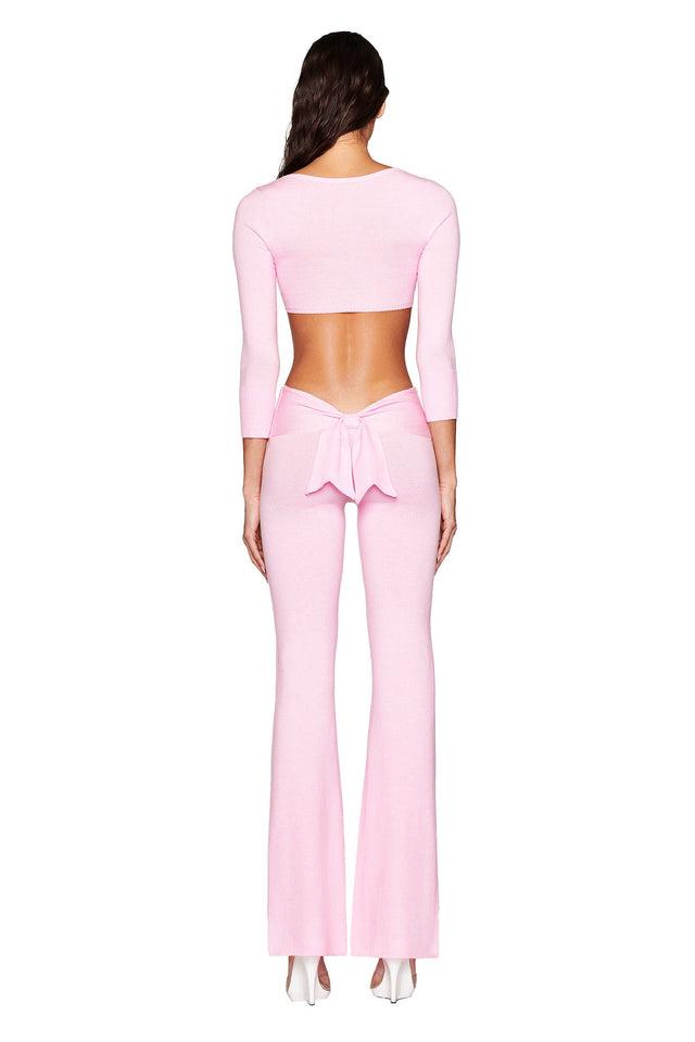 MORGANA CROP TOP - PINK Product Image