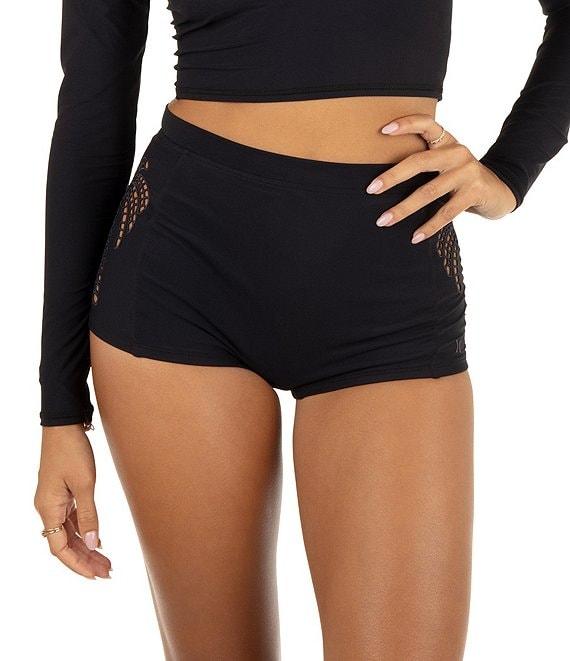 Hurley Shadow Palm High Waist Retro Short Swim Bottom Product Image